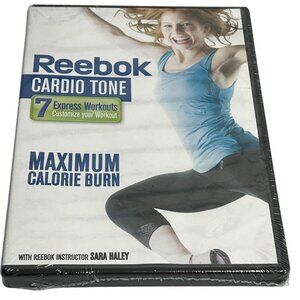 Reebok Cardio Tone Workout DVD 7 Express Workouts New Sealed Fitness